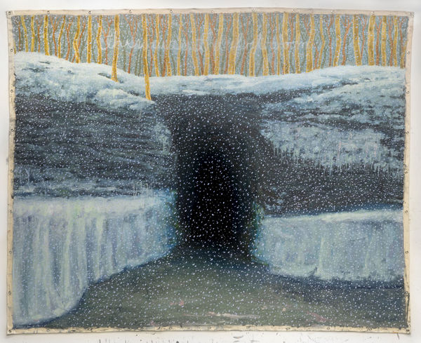 Jorge Rios This was the first gloom, 2020 Oil on canvas 96 x 120 in 243.84 x 304.8 cm