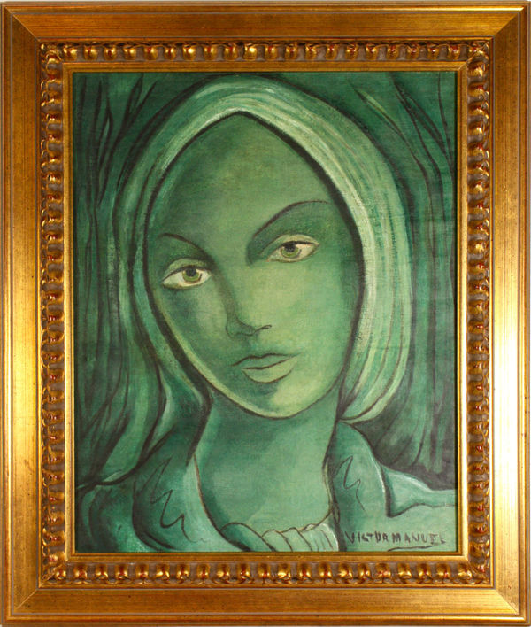 Victor Manuel Garcia, Muchacha en Verde, 1950s