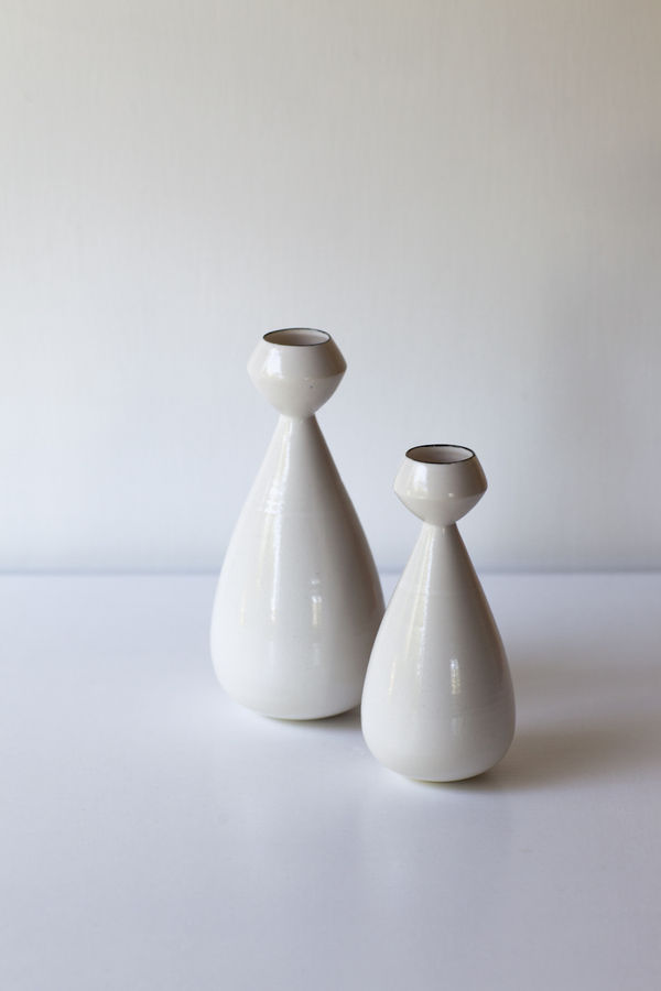 Katharina Klug Daughter Vases, 2021 Glazed porcelain Approx. 22cm (height) 8 5/8 in Unique