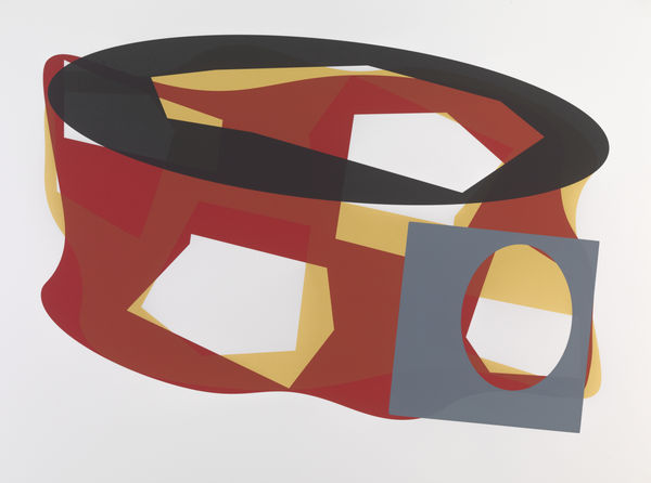 Jeff Lowe In The Close Distance No. 54, 2019 Unique Screenprint 79 x 103.5 cm (Framed) Unique