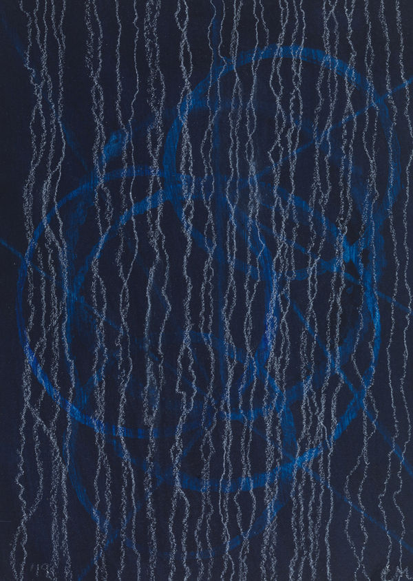 Charlotte Mayer Drift 2, 2019 Acrylic on paper 25 x 18.5 cm Mounted: 42 x 34.5cm unframed 9 7/8 x 7 1/4 in Unique