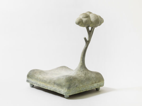 James Castle The Cloud that Became a Tree, 2019 Painted bronze 40 x 27 x 30 cm 15 3/4 x 10 5/8 x 11 3/4 in Edition 1 of 4