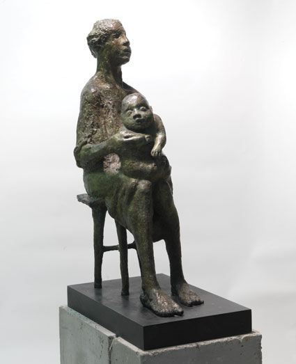 Ralph Brown Mother and Child, 1954 Bronze 100 x 61 x 28 cm 39 3/8 x 24 1/8 x 11 1/8 in Edition of 6