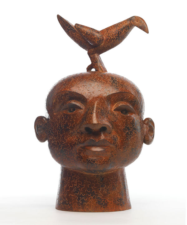 Jon Buck Go-Between, 1999 Bronze 55 x 29 x 32 cm 21 5/8 x 11 3/8 x 12 5/8 in Edition 1 of 10