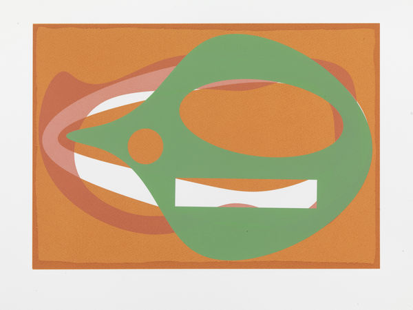 Jeff Lowe In The Close Distance No. 20, 2019 Monoprint 42.5 x 54.3 cm 16 3/4 x 21 3/8 in Unique