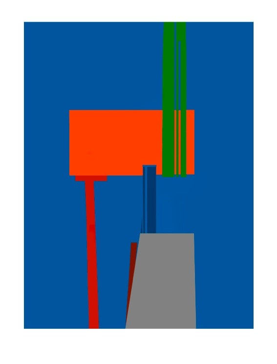 Anthony Abrahams Prestidigitateur, 2014 Iprint 70 x 54.5 x 4 cm (Framed) 27 1/2 x 21 1/2 x 1 5/8 in Edition 1 of 3