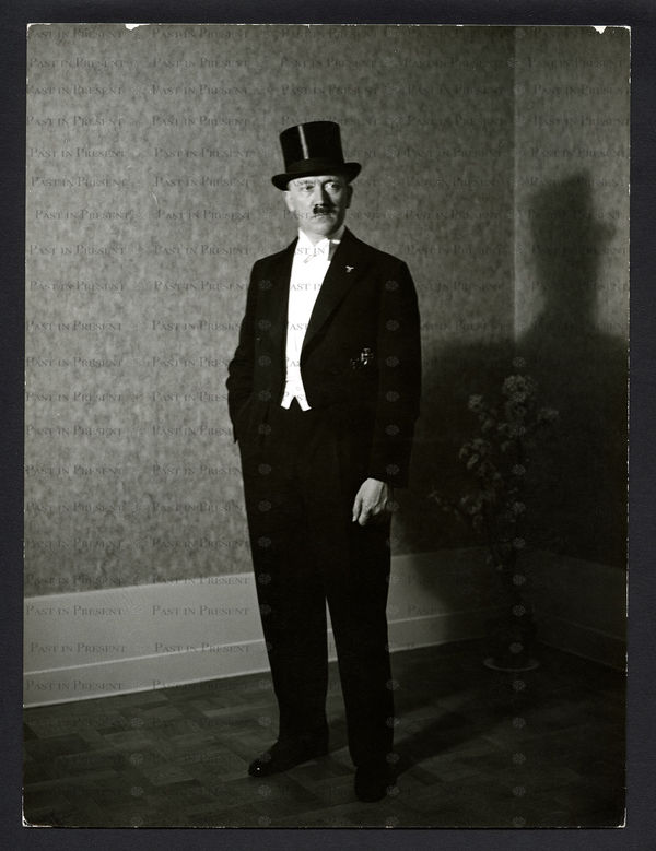Copress, Adolf Hitler in tuxedo artistic studio portrait vintage gelatin silver DBW photograph, 1933