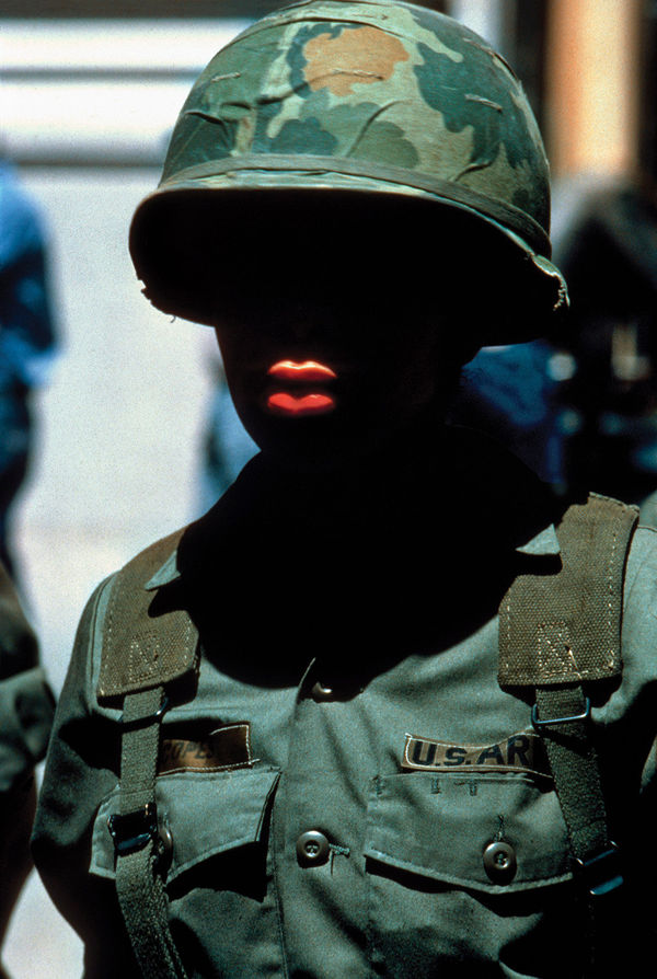 Frank Fournier, World Trade Center and the Manhattan Skyline from the Fort Greene Park Section of Brookln, New York City April 1977, 1977