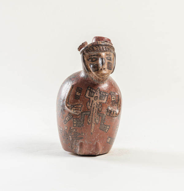 Huari Culture, Decorated Vessel With Mythical Creature, Circa. 700 - 1100 AD