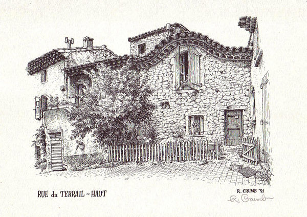 Robert Crumb, Rue du Terrail - Haut, 1991
