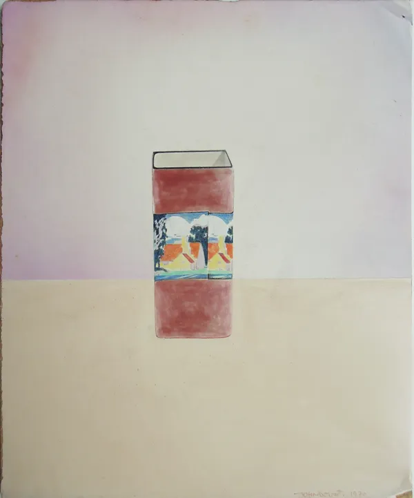 John Dove and Molly White, VASE WITH FAUVE PAINTING by John Dove, 1970