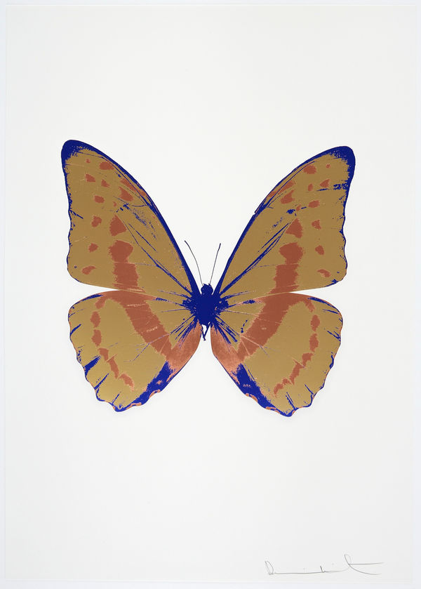 Damien Hirst, The Souls III - Hazy Gold/Rustic Copper/Westminster Blue, 2010
