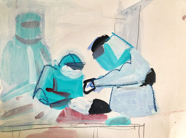 Susie Hamilton, Covid Ward 19, 2020