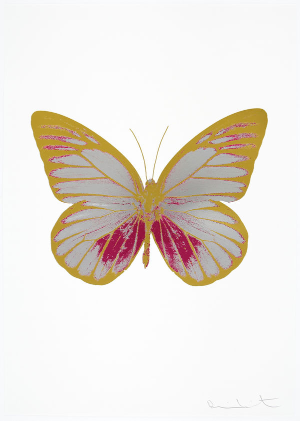 Damien Hirst, The Souls I - Silver Gloss/Fuchsia Pink/Oriental Gold, 2010