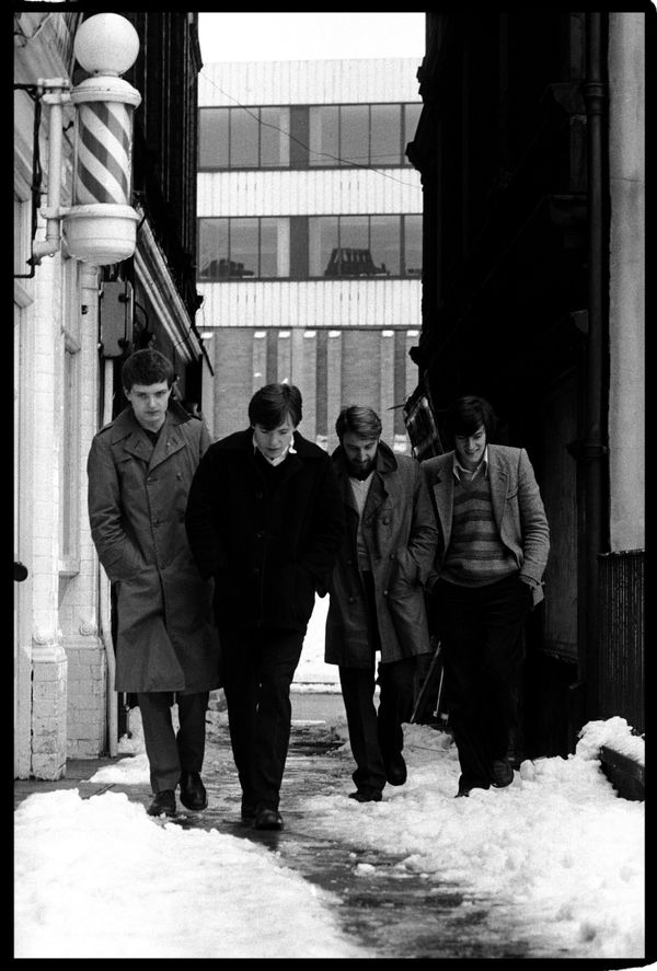 Kevin Cummins, 6.Joy Division, Cathedral Yard, Manchester 6 January 1979, 2006