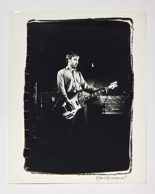 Kevin Cummins, Peter Hook, The Factory, Manchester, 13 July 1979