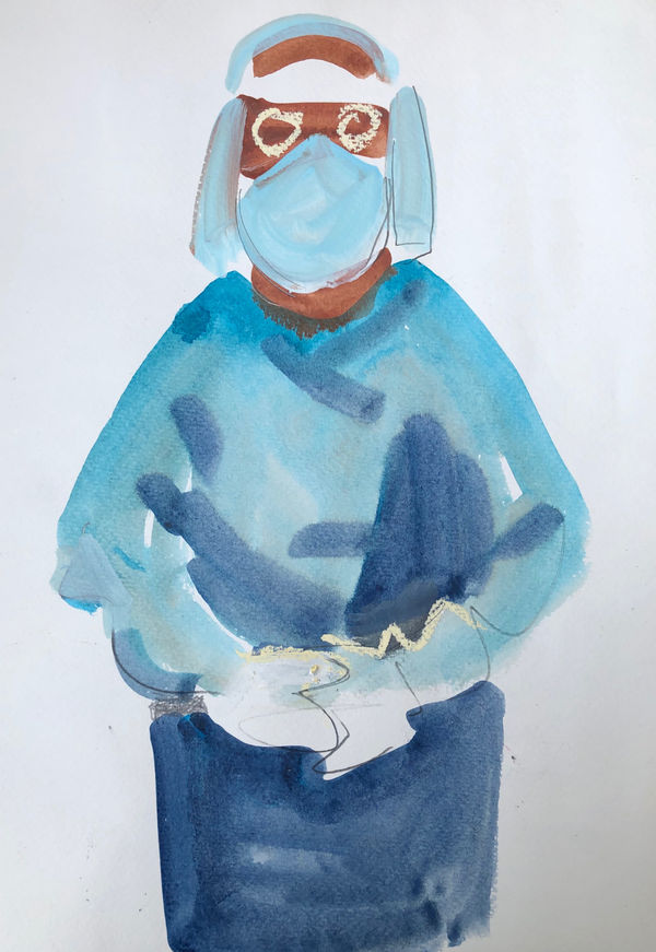 Susie Hamilton, Blue Nurse 18, 2020