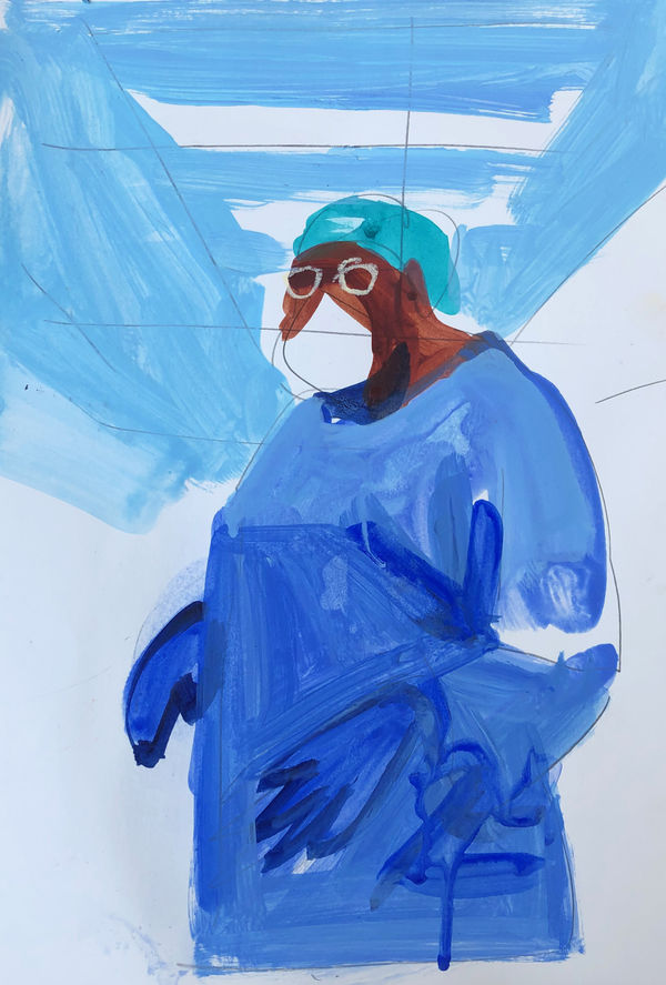 Susie Hamilton, Blue Nurse 15, 2020