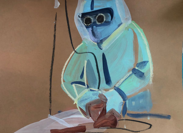 Susie Hamilton, Mask 8 (Doctors), 2020