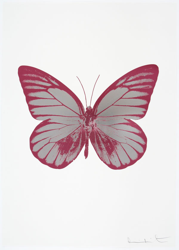 Damien Hirst, The Souls I - Silver Gloss/Loganberry Pink/Loganberry Pink, 2010