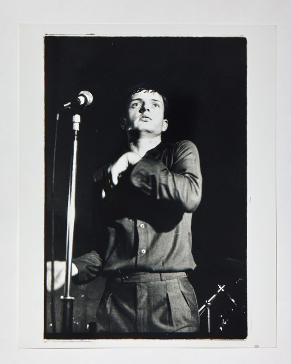 Kevin Cummins, Ian Curtis, The Factory, Manchester, 13 July 1979