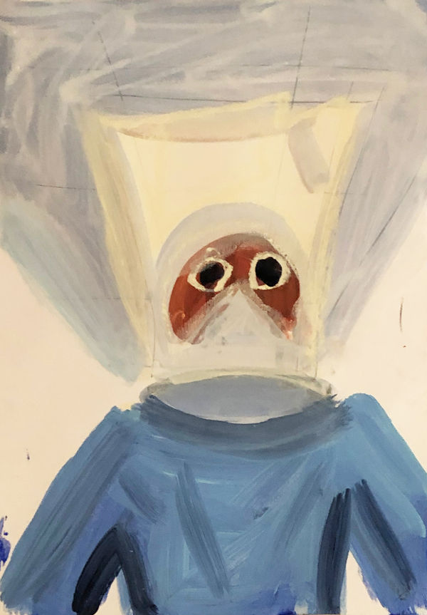 Susie Hamilton, White Hood 2, 2020