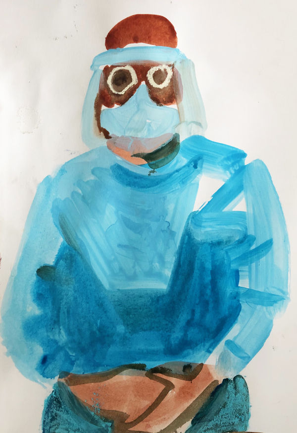 Susie Hamilton, Blue Nurse 16, 2020