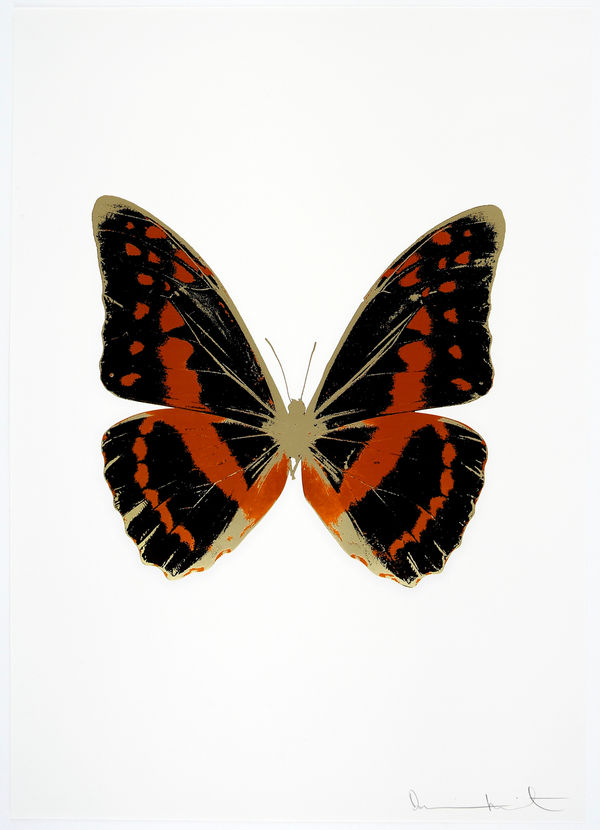 Damien Hirst, The Souls III - Raven Black/Prairie Copper/Cool Gold, 2010