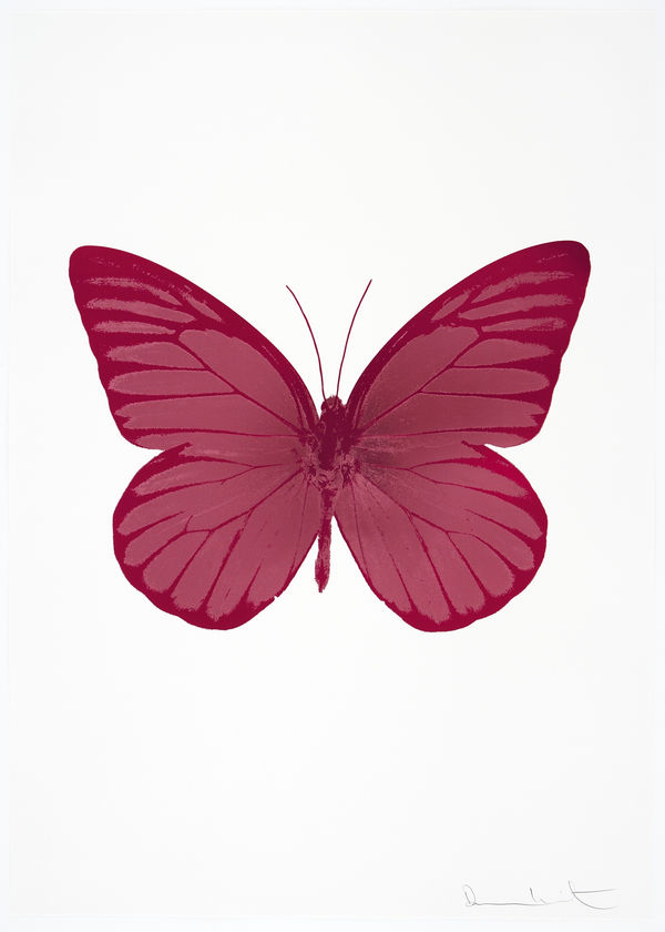 Damien Hirst, The Souls I - Loganberry Pink/Blind Impression/Fuchsia Pink, 2010