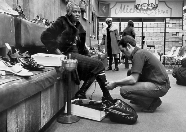 Alf Kumalo, Miriam Makeba experiences a moment that would have been impossible in her home country, New York, printed 2025