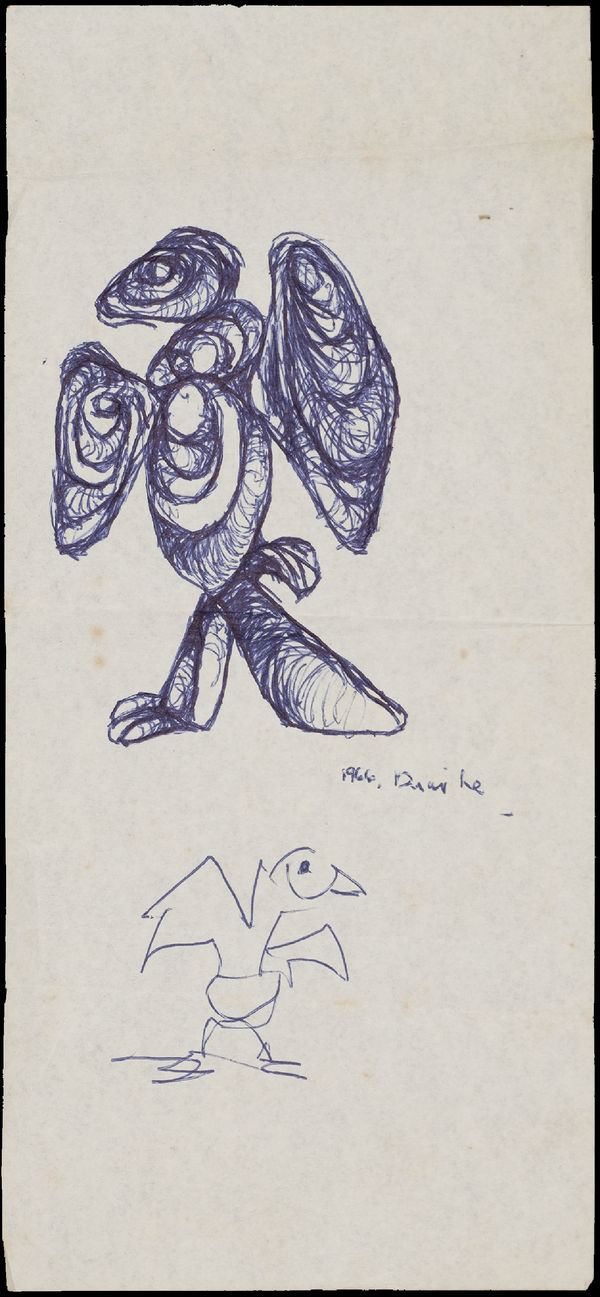 Untitled (Bird study), 1966