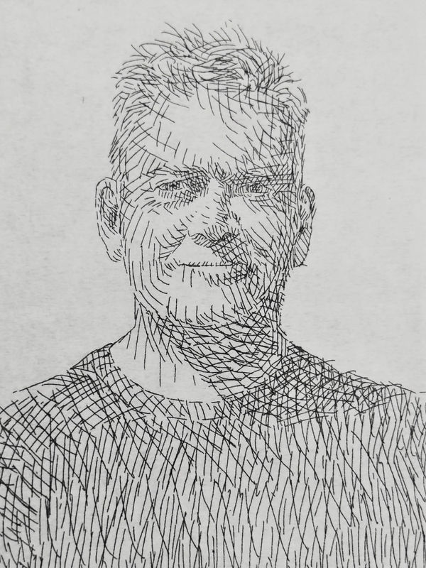 Peter Chater, Self portrait, 2025