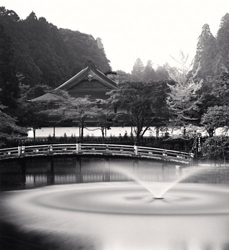 Michael Kenna Lotus Pond, Henjouson-in, Koyasan, 2006 Gelatin Silver Print Image: 8" x 8",Mount/Mat: 20" x 16" Edition of 45