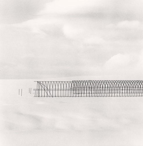 Michael Kenna, Greenhouse Structure, Study 2, Biei, Hokkaido, Japan., 2004