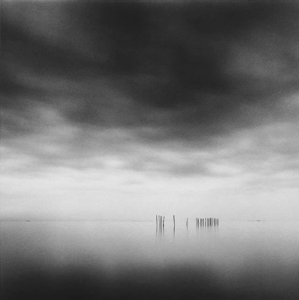 Michael Kenna Thirty Eight Sticks. Nagahama, Honshu, 2002 Gelatin Silver Print Image: 8" x 8", Matted: 20" x 16" Edition of 45
