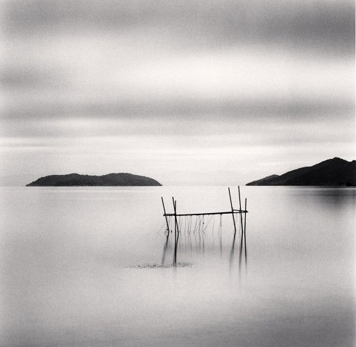 Michael Kenna, Fishnet Structure, Biwa Lake, Honshu, Japan, 2022