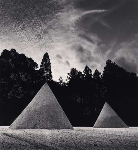 Michael Kenna, Sand Mounds, Kamigamojinja, Kyoto, Japan., 1987