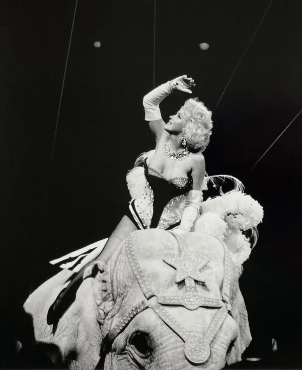 Herman Leonard, Marilyn Monroe, Ringling Brothers and Barnum & Bailey Circus, NYC, 1953