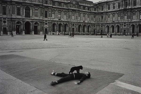 Robert Doisneau, Cour Carrée du Louvre, 1969