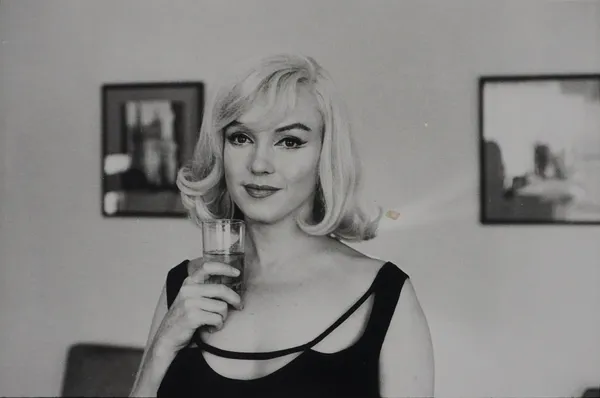 Henri Cartier-Bresson, Marylin Monroe during the filming of "The Misfits"., 1960