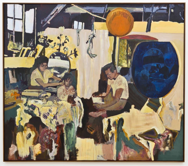 Uwe Wittwer, Blauer Spiegel (Blue Mirror), 2018