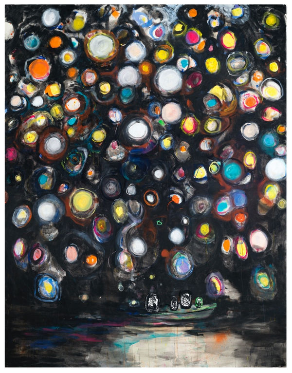 Valérie Favre, Bateau des poètes (Diane Arbus, Boris Ryzhy, Unica Zürn, Mark Rothko), 2020