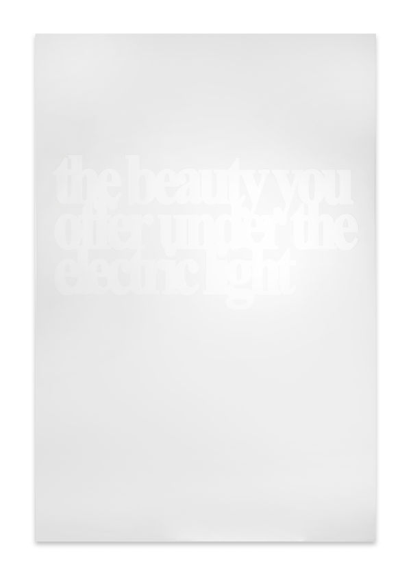 Monica Bonvicini, Your Offer, 2022