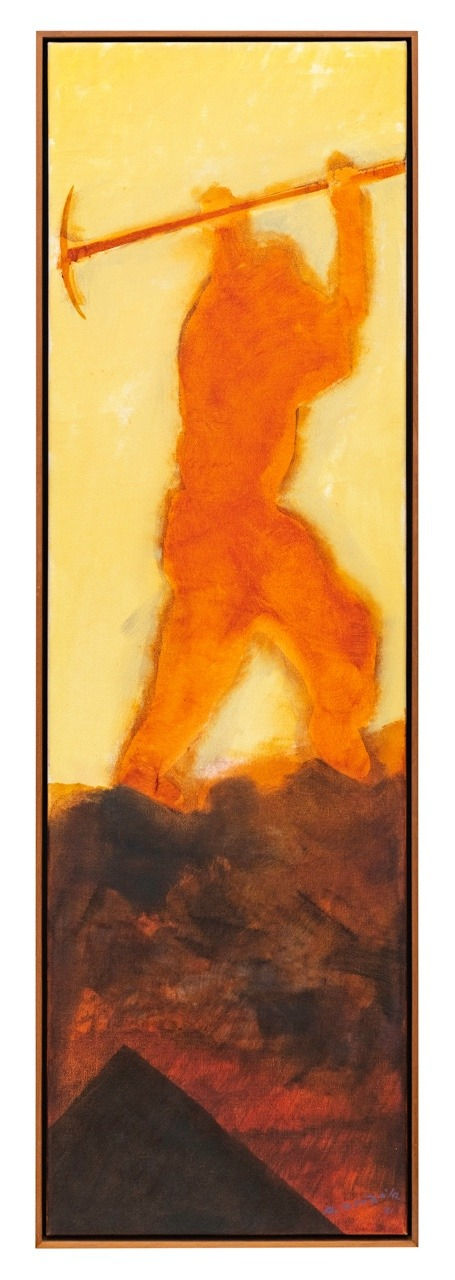 Beatriz González, Enterrador de Barranca (Gravedigger of Barranca), 2019/ signed in 2021