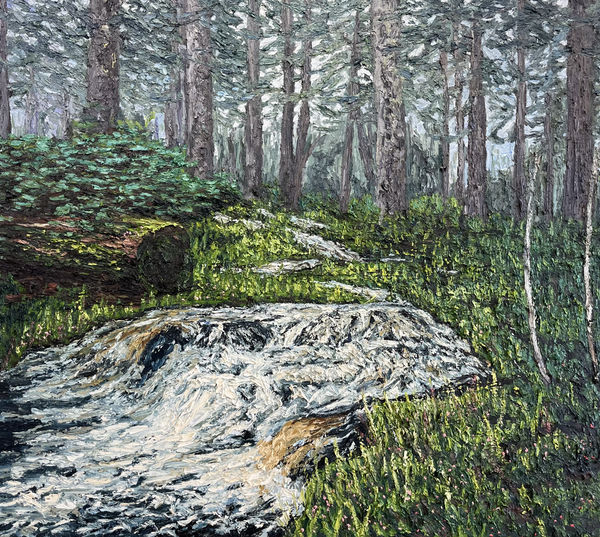 Matt Bahen, To Illuminate the Mouth of the Flood, 2024