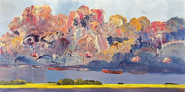 Gregory Hardy, Water, Canola And The Blues In The Sky, 2024