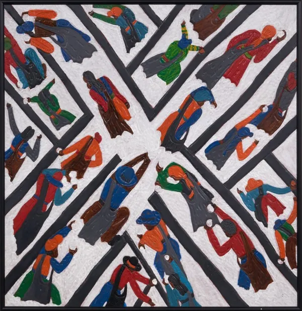 Winfred Rembert, Cotton Cross (White), 2012