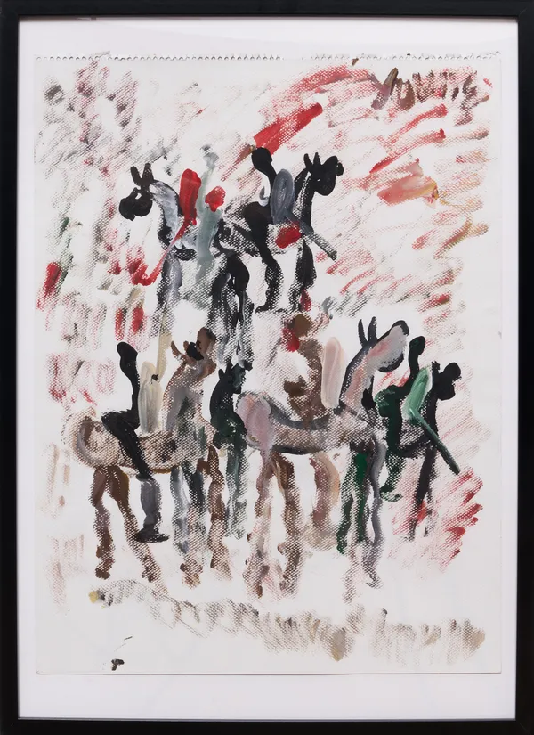 Purvis Young, Untitled, 1990, c.