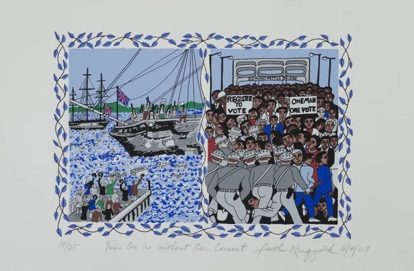 Faith Ringgold, Taxes On Us Without Our Consent, 2009