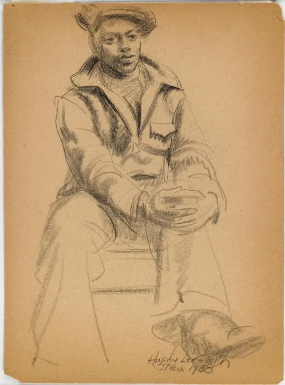 Hughie Lee-Smith, Untitled (Seated Figure) (Seated Figure), 1938